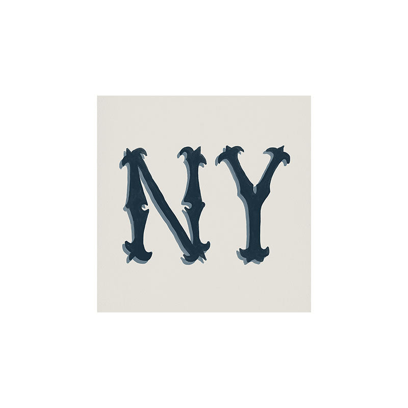 DENY Designs yonkers ny cream Art Print