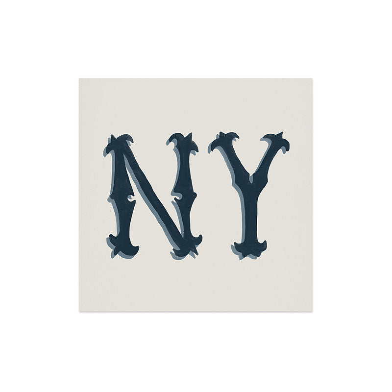 DENY Designs yonkers ny cream Art Print