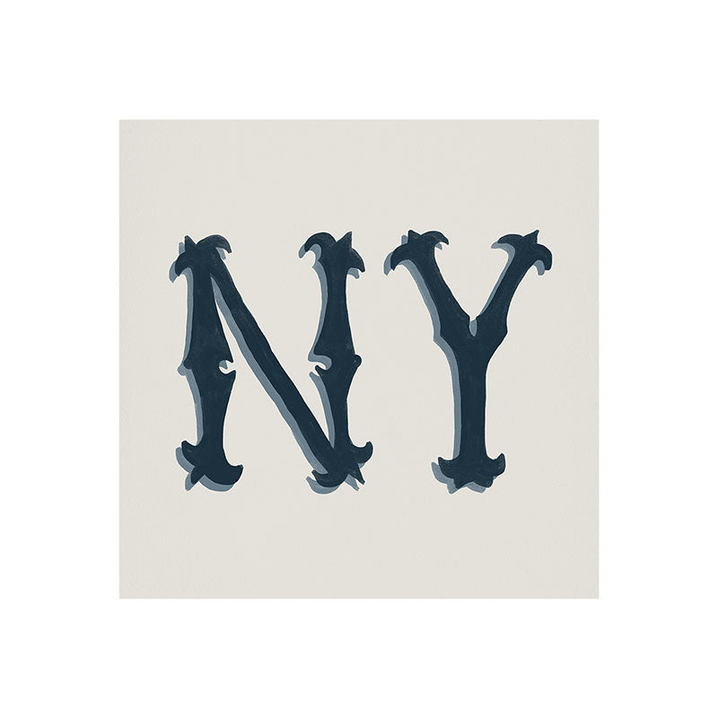 DENY Designs yonkers ny cream Art Print
