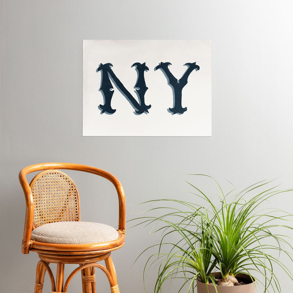 DENY Designs yonkers ny cream Poster