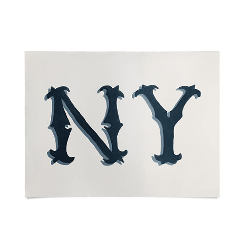 DENY Designs yonkers ny cream Poster