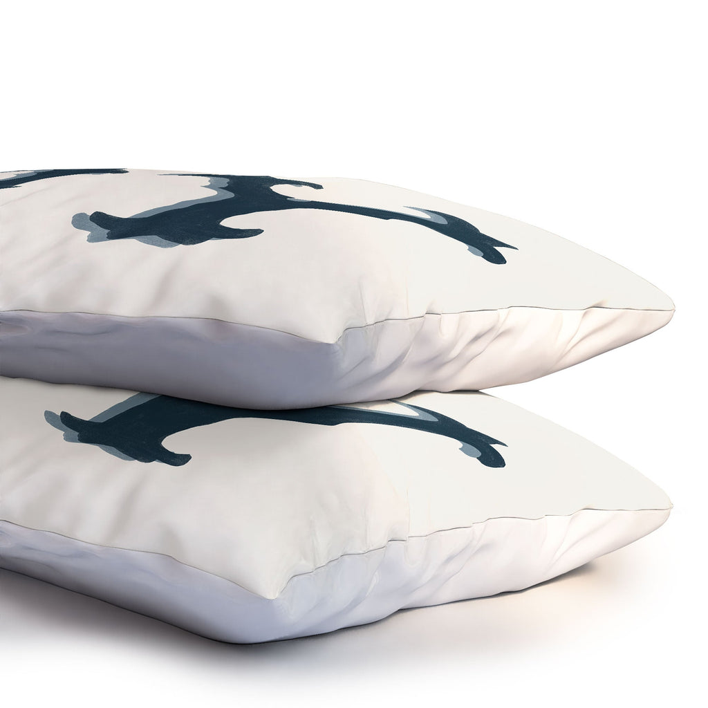 DENY Designs yonkers ny cream Pillow Shams