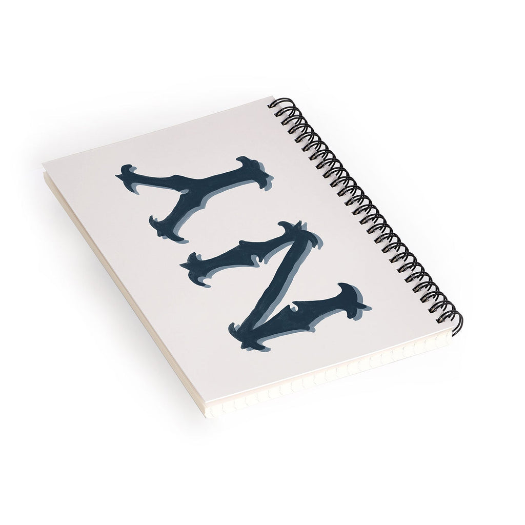 DENY Designs yonkers ny cream Spiral Notebook