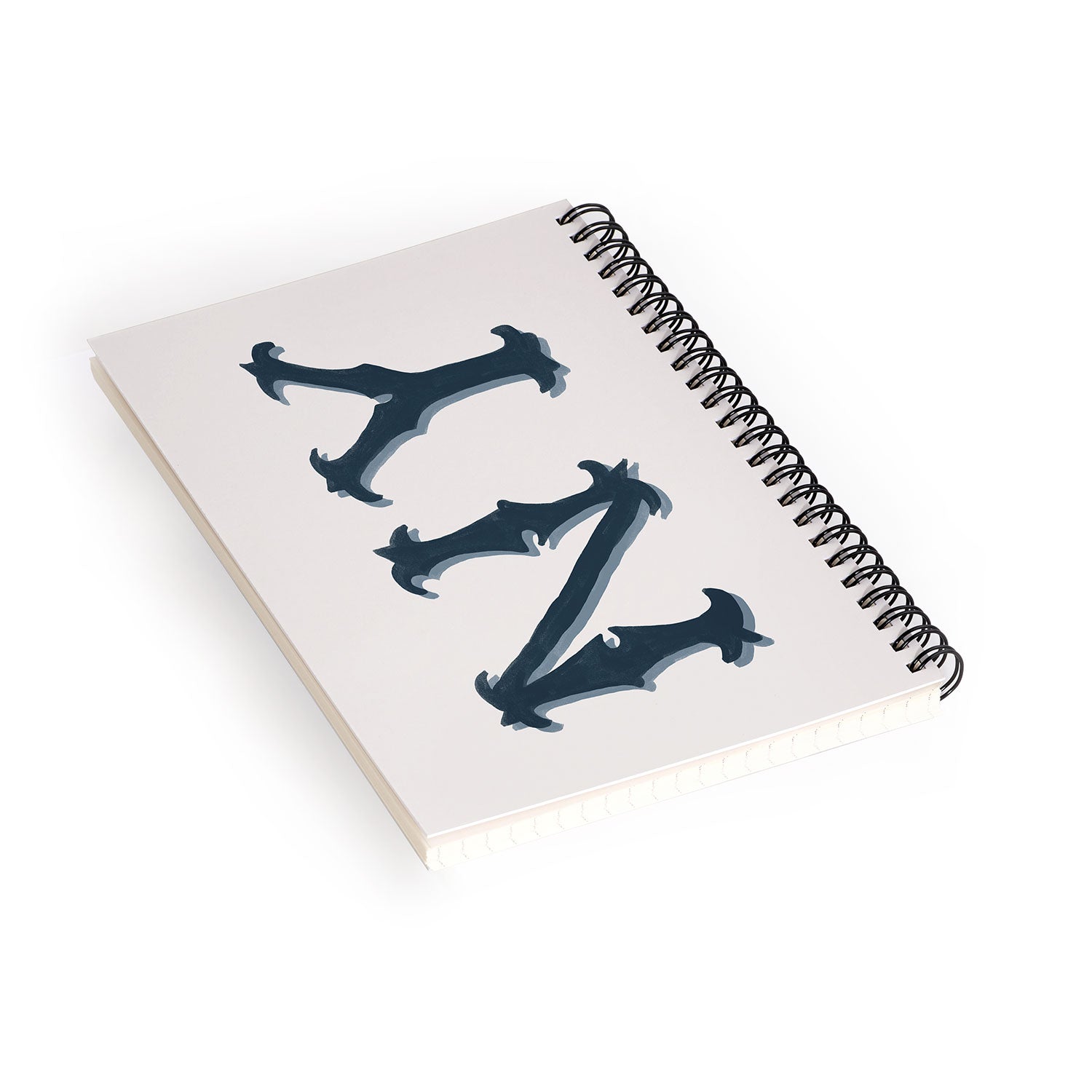 DENY Designs yonkers ny cream Spiral Notebook