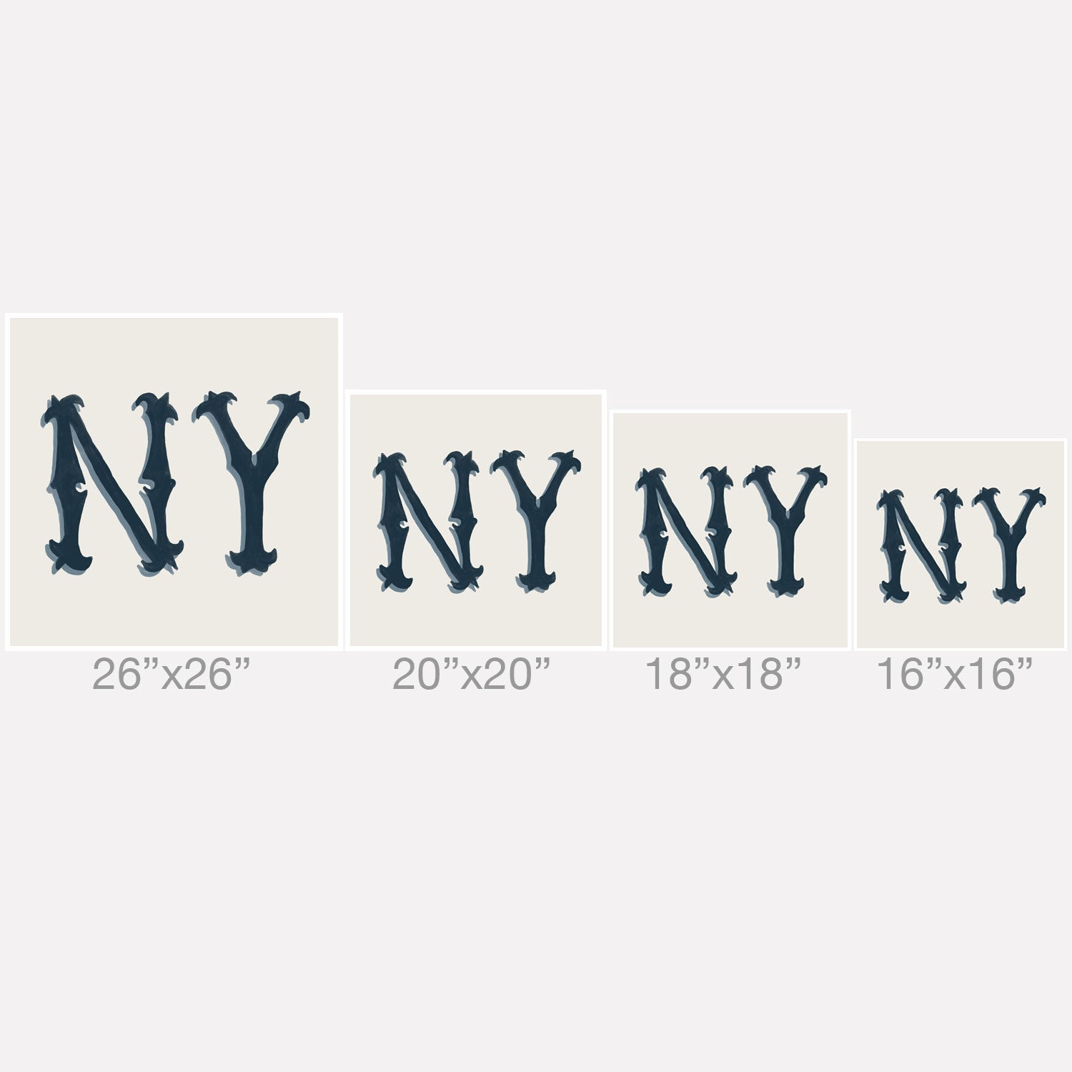 DENY Designs yonkers ny cream Throw Pillow