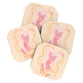 Little Om Zodiac Sign Virgo Coaster Set