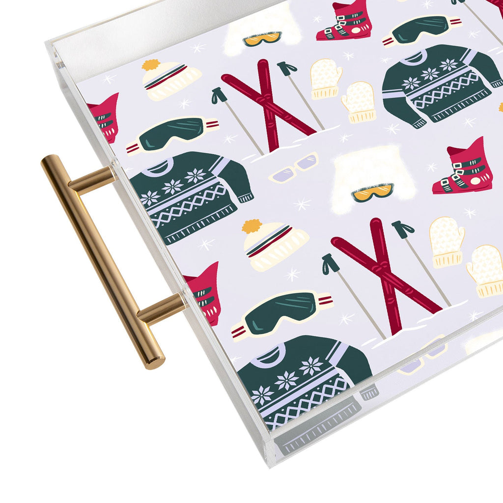 Design by Spark Apres Ski Style Acrylic Tray