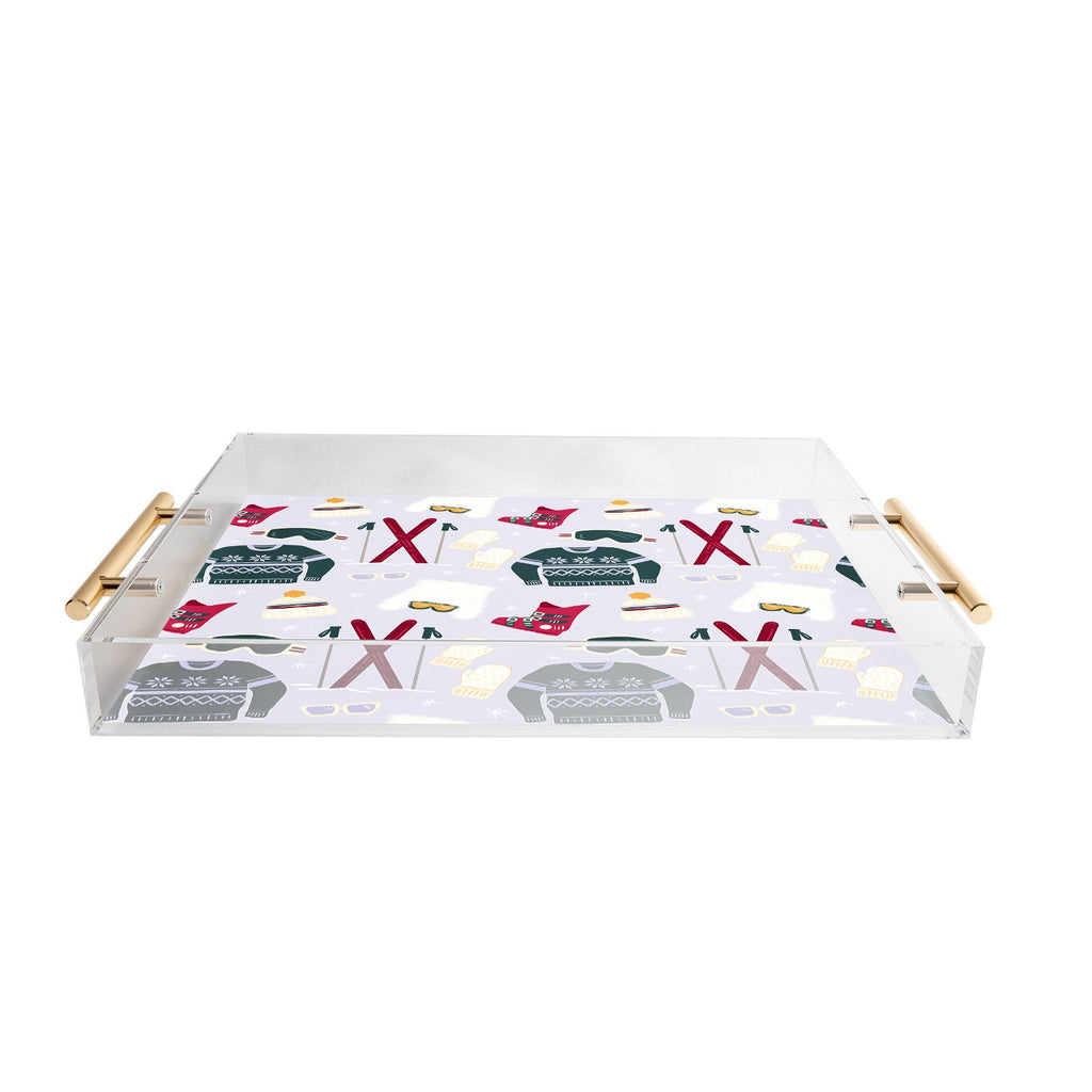 Design by Spark Apres Ski Style Acrylic Tray