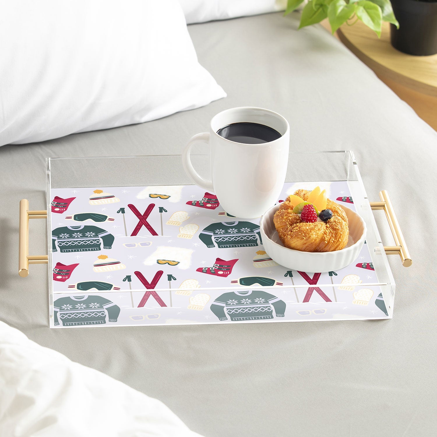Design by Spark Apres Ski Style Acrylic Tray