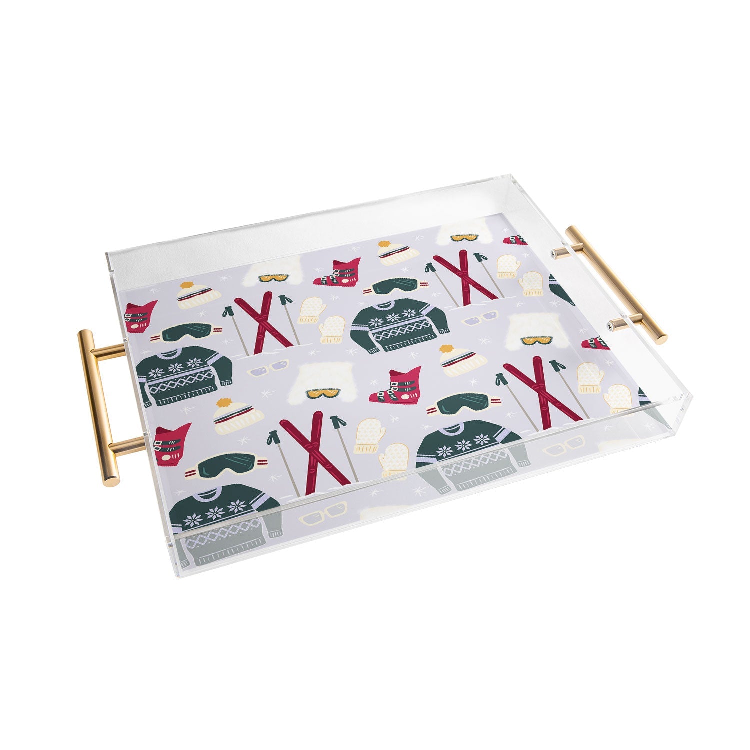 Design by Spark Apres Ski Style Acrylic Tray