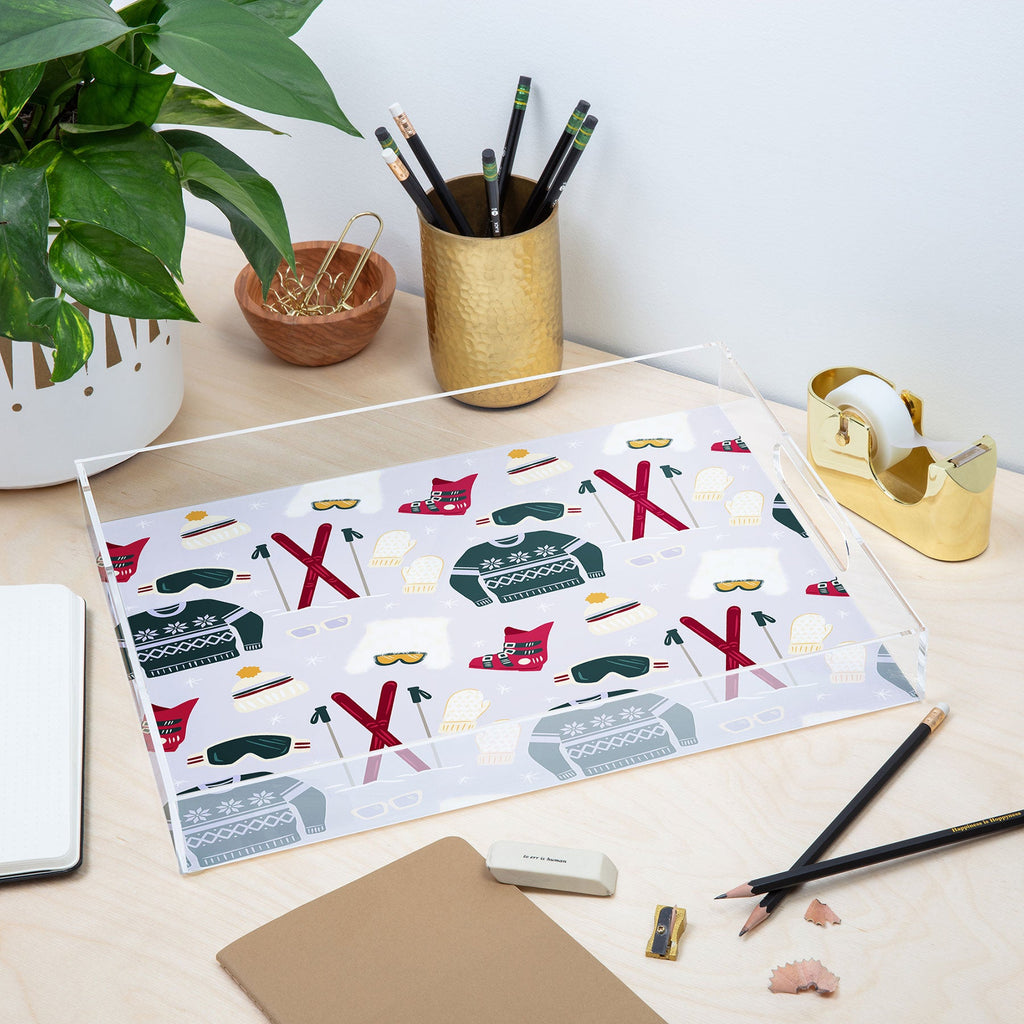 Design by Spark Apres Ski Style Acrylic Tray