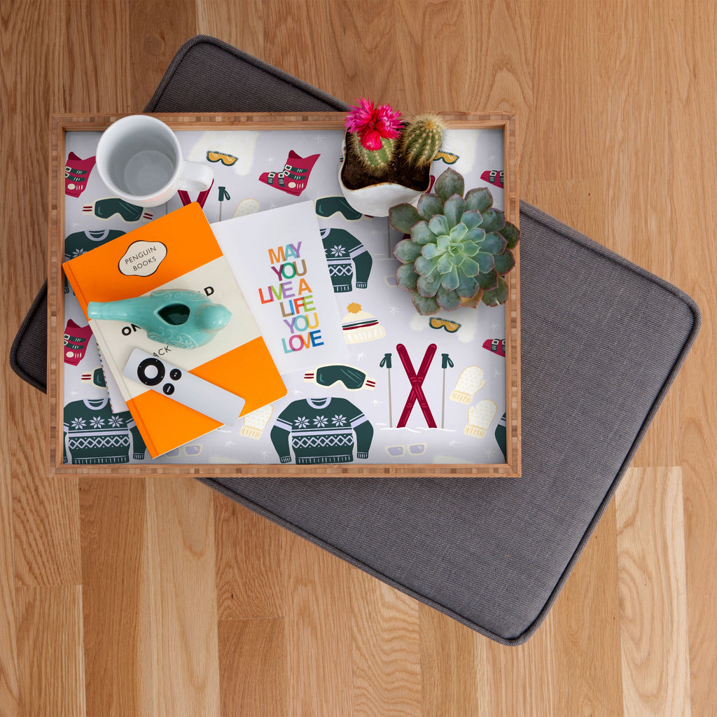 Design by Spark Apres Ski Style Rectangular Tray
