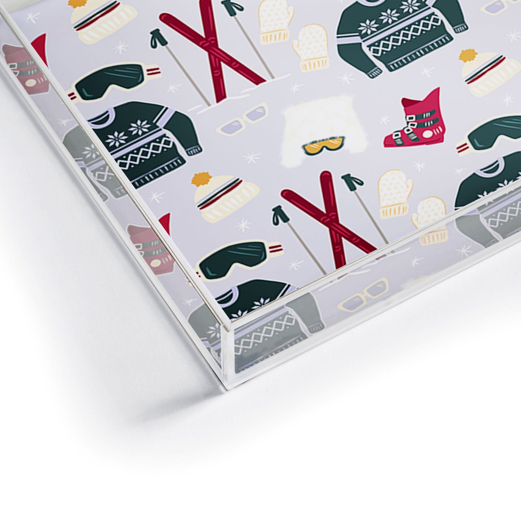 Design by Spark Apres Ski Style Acrylic Tray