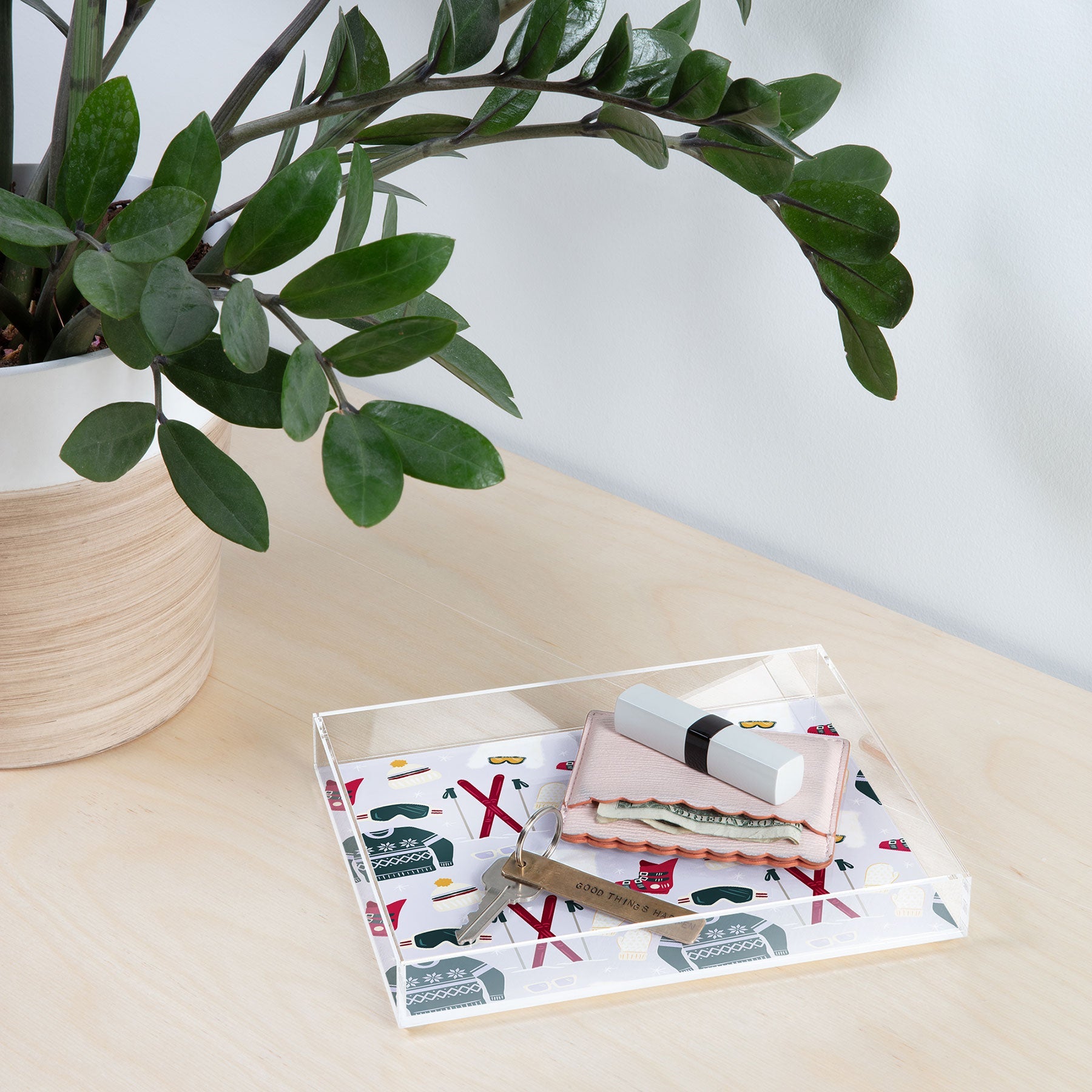 Design by Spark Apres Ski Style Acrylic Tray