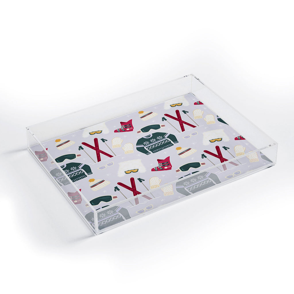 Design by Spark Apres Ski Style Acrylic Tray
