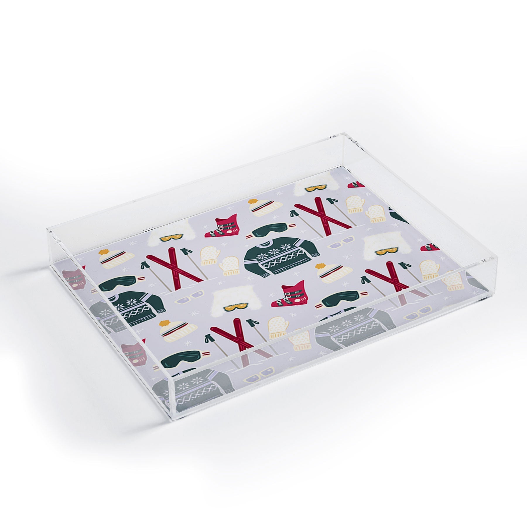 Design by Spark Apres Ski Style Acrylic Tray