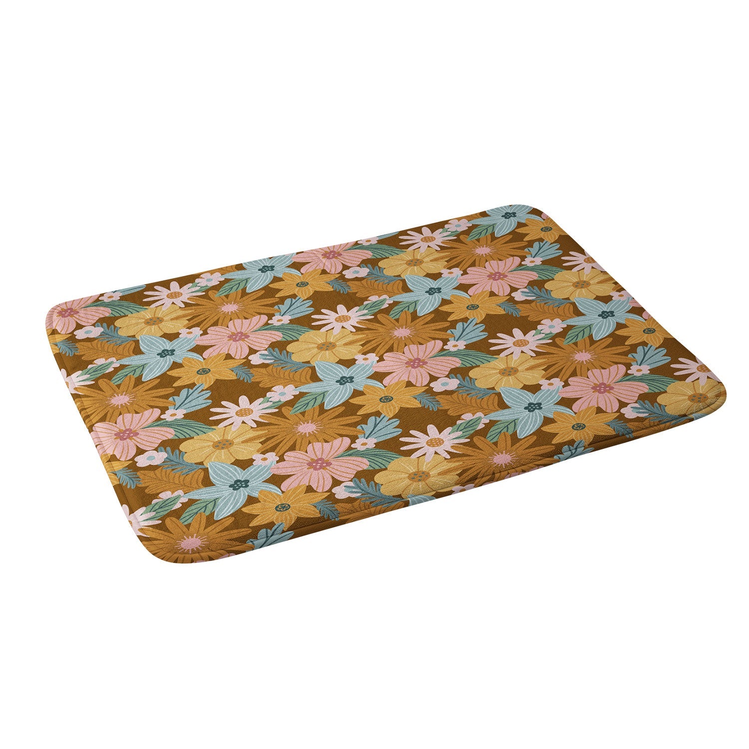 Design by Spark Blooming Harmony Memory Foam Bath Mat