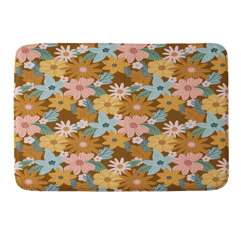 Design by Spark Blooming Harmony Memory Foam Bath Mat