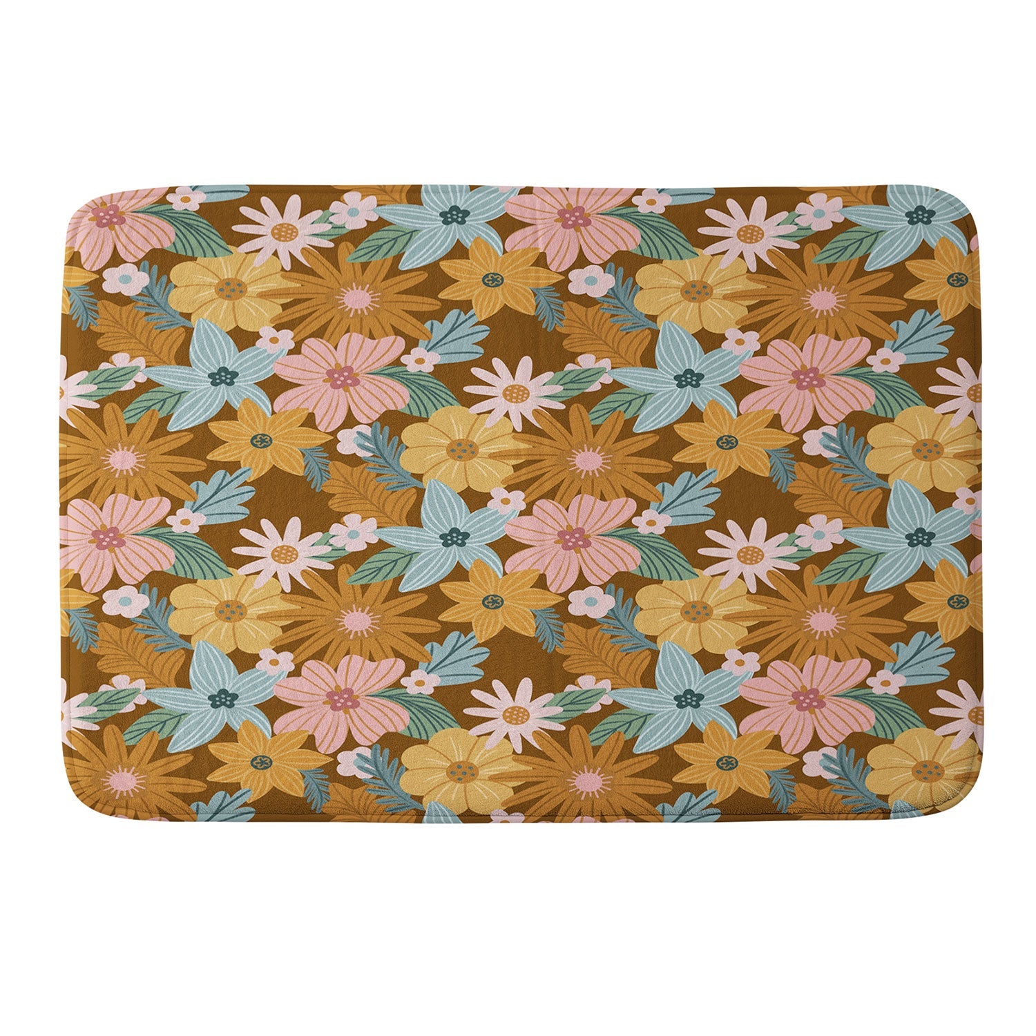Design by Spark Blooming Harmony Memory Foam Bath Mat