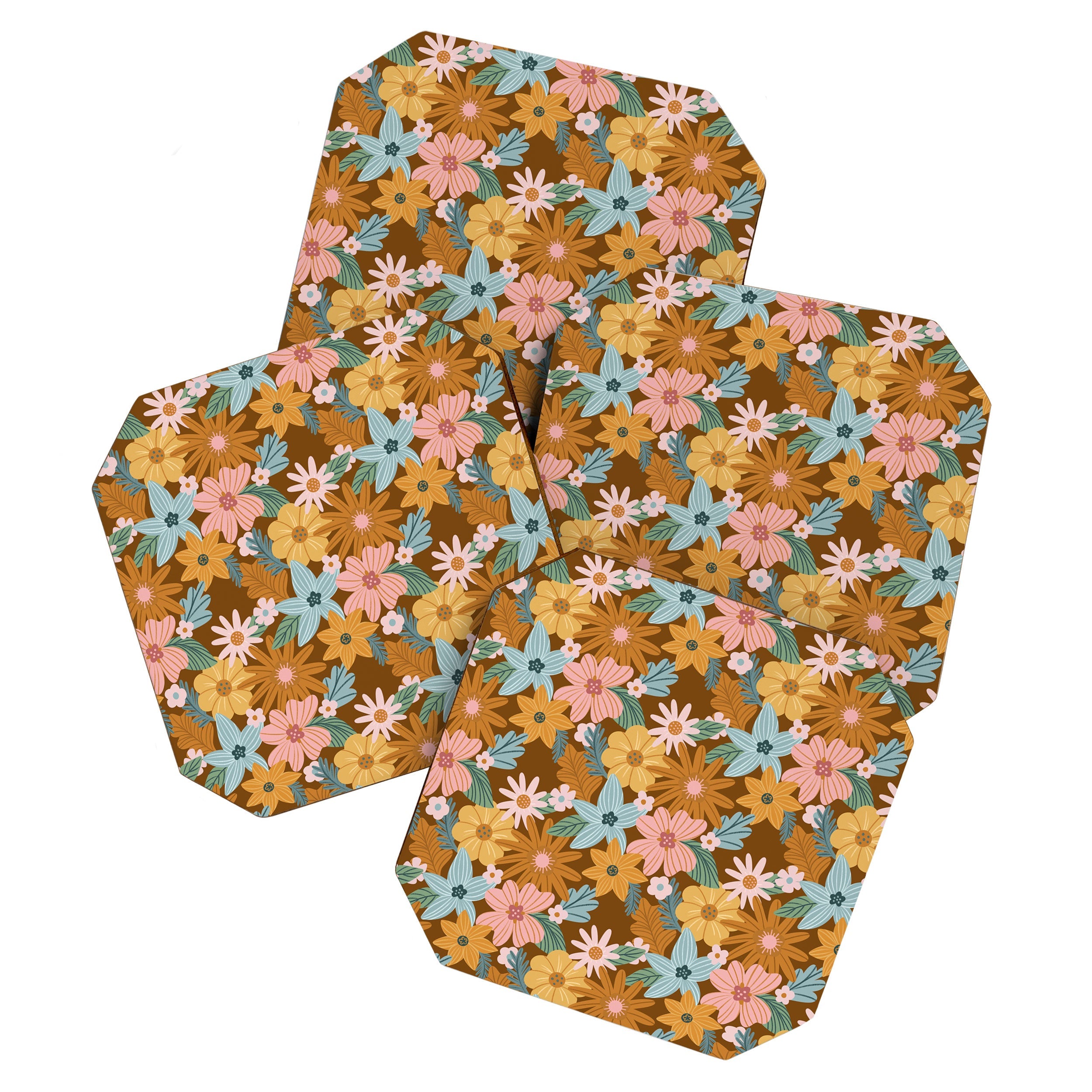 Design by Spark Blooming Harmony Coaster Set