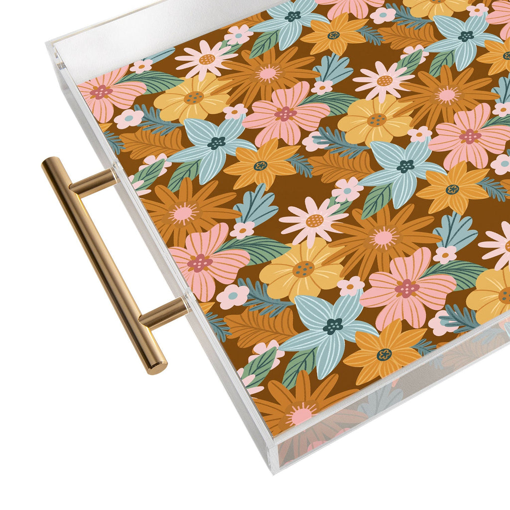 Design by Spark Blooming Harmony Acrylic Tray