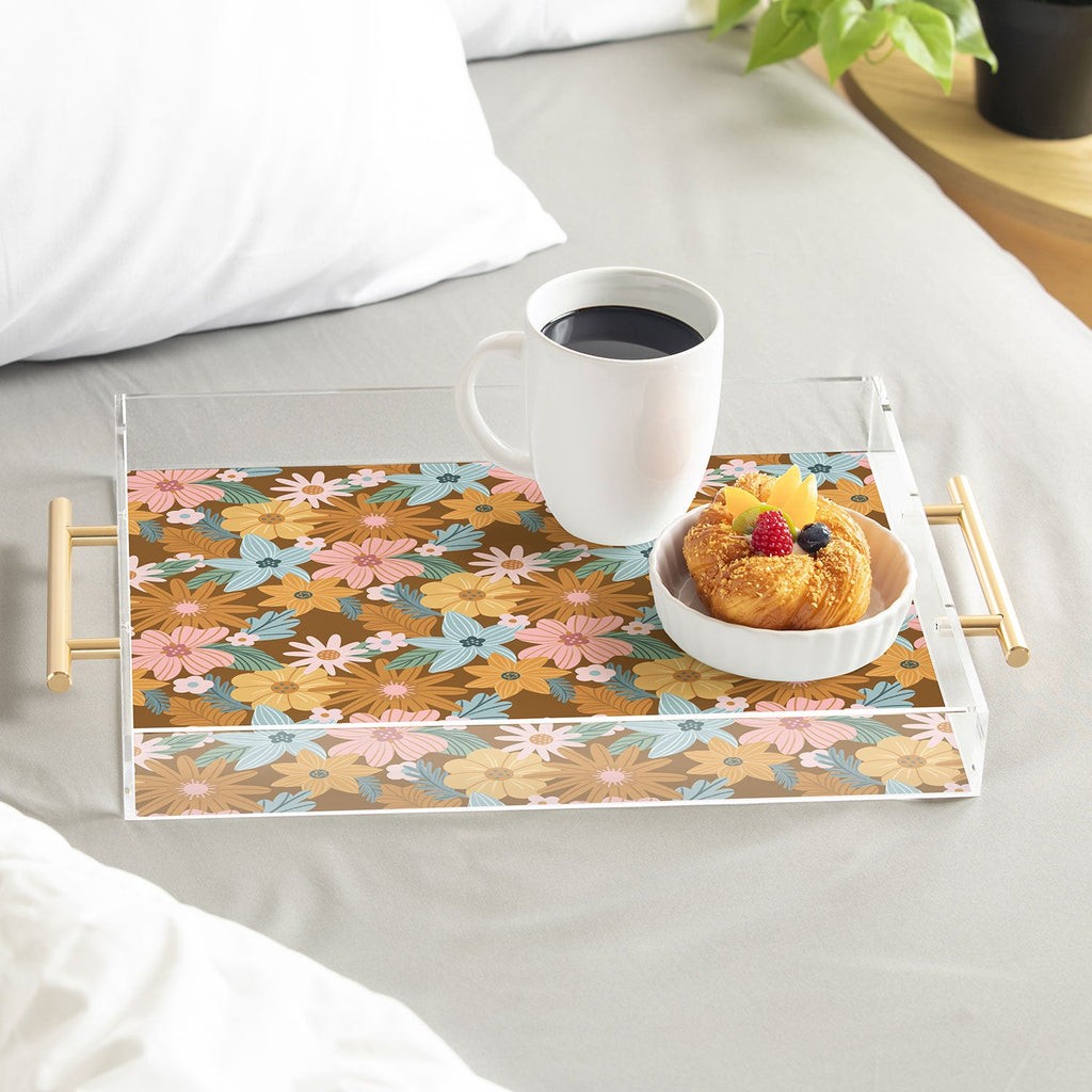 Design by Spark Blooming Harmony Acrylic Tray