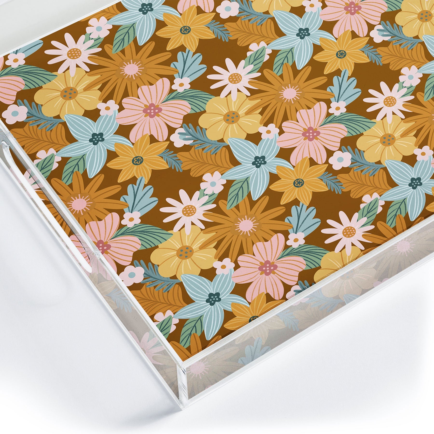 Design by Spark Blooming Harmony Acrylic Tray