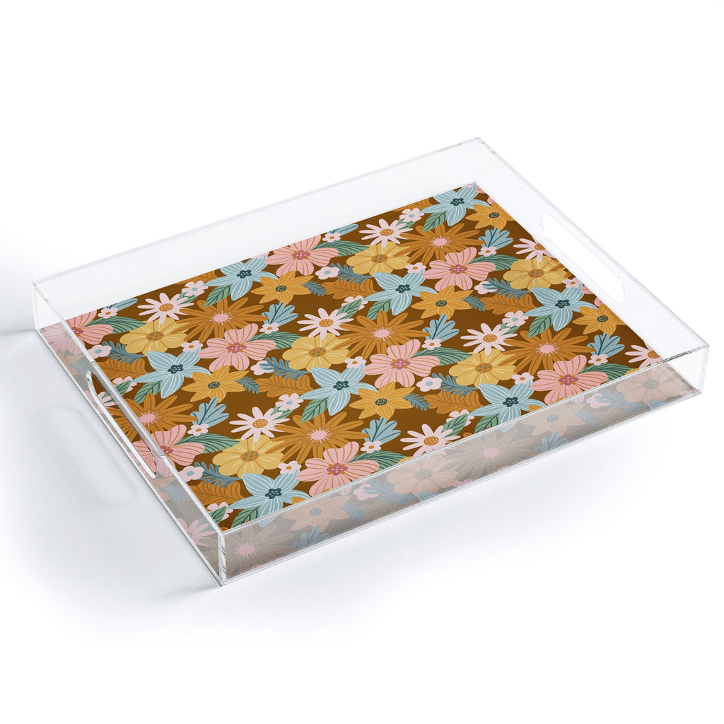 Design by Spark Blooming Harmony Acrylic Tray