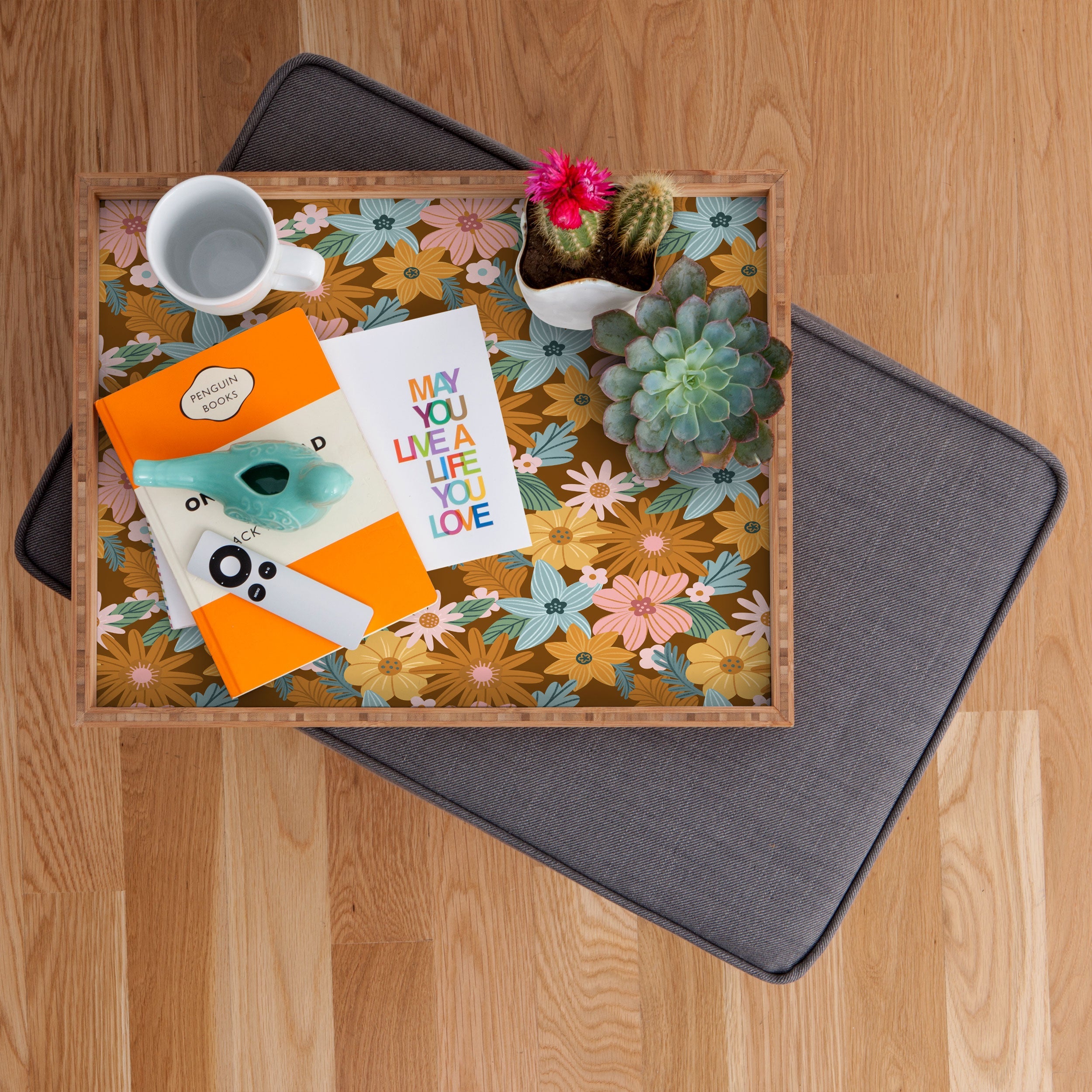 Design by Spark Blooming Harmony Rectangular Tray