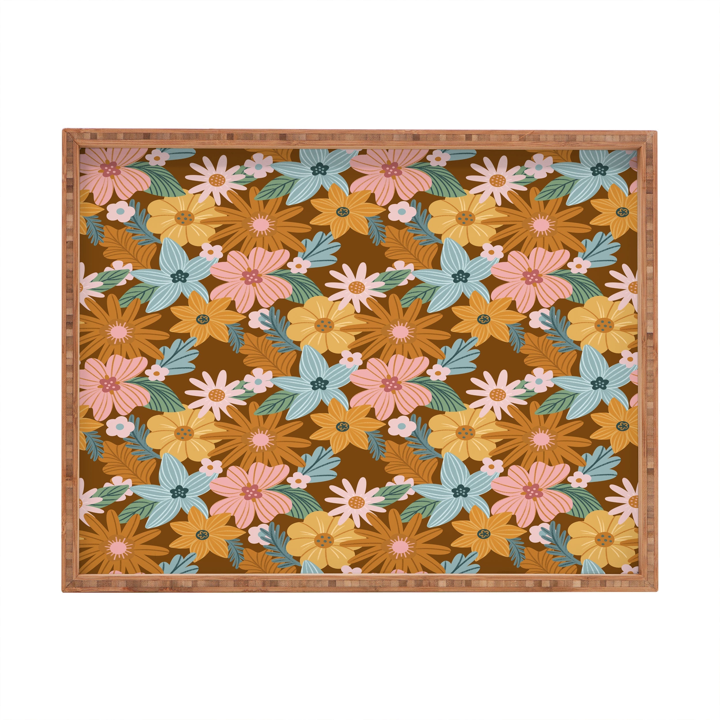 Design by Spark Blooming Harmony Rectangular Tray