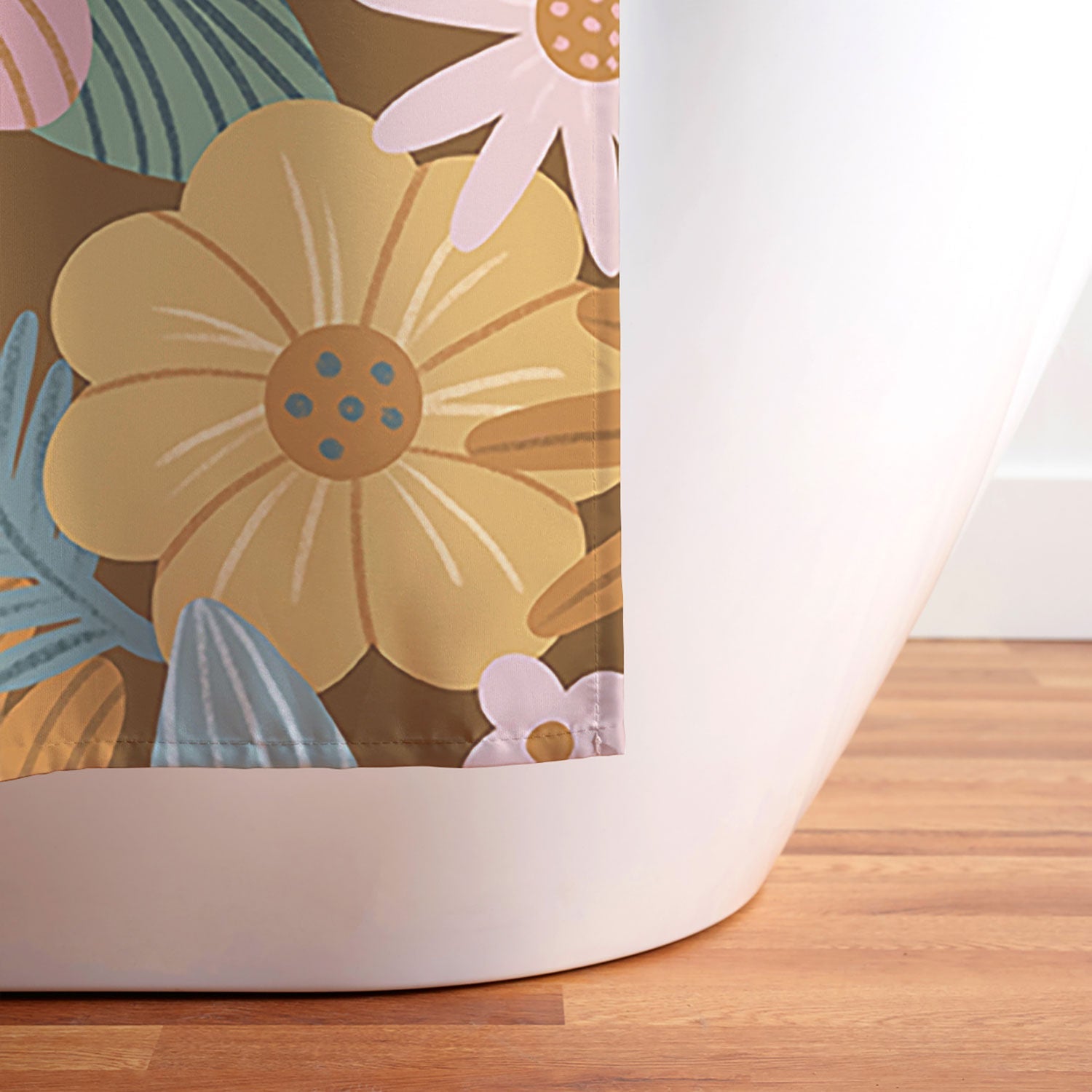Design by Spark Blooming Harmony Shower Curtain