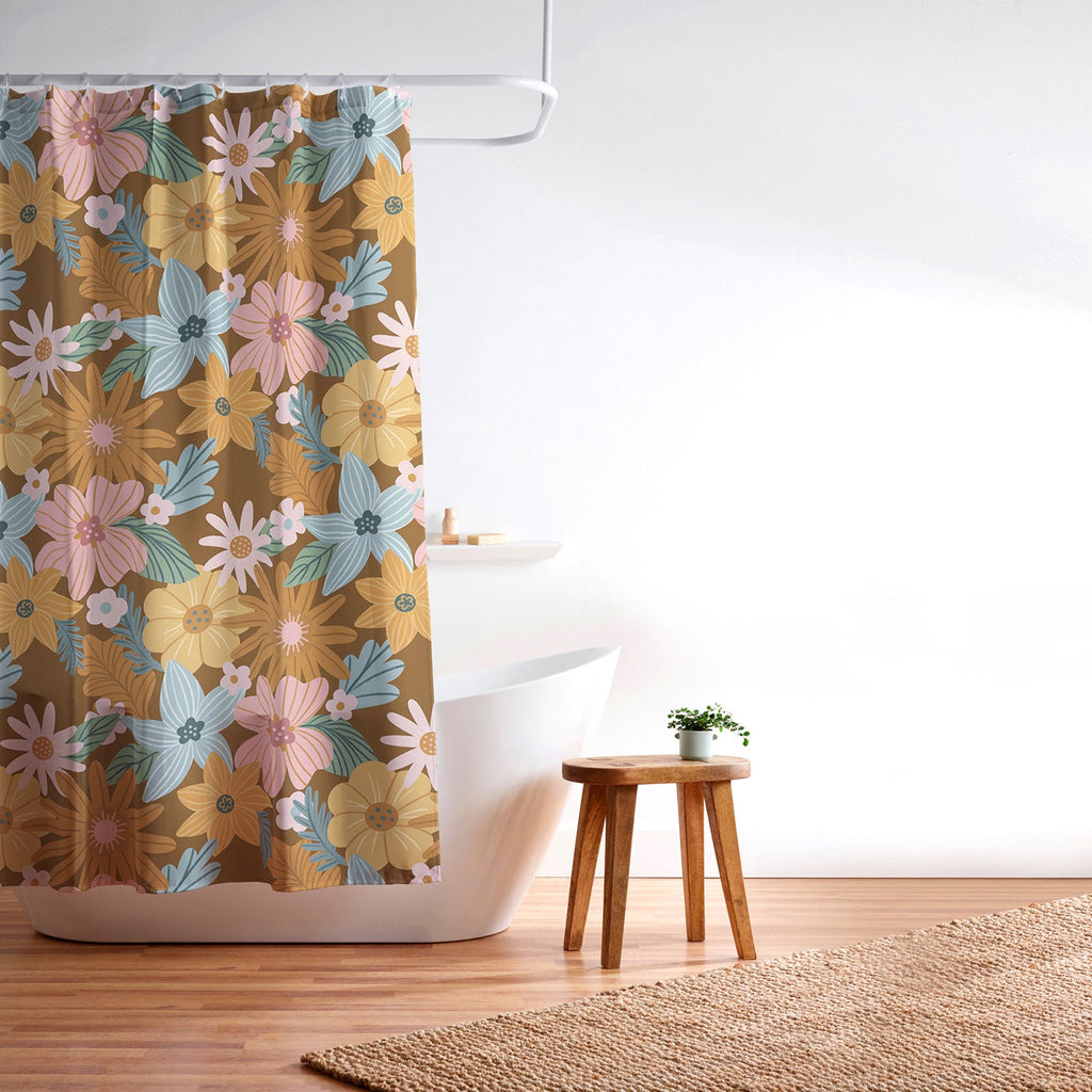 Design by Spark Blooming Harmony Shower Curtain