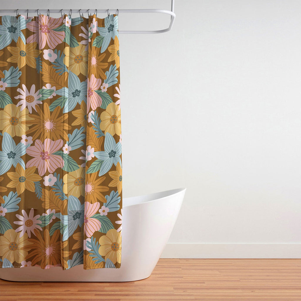 Design by Spark Blooming Harmony Shower Curtain