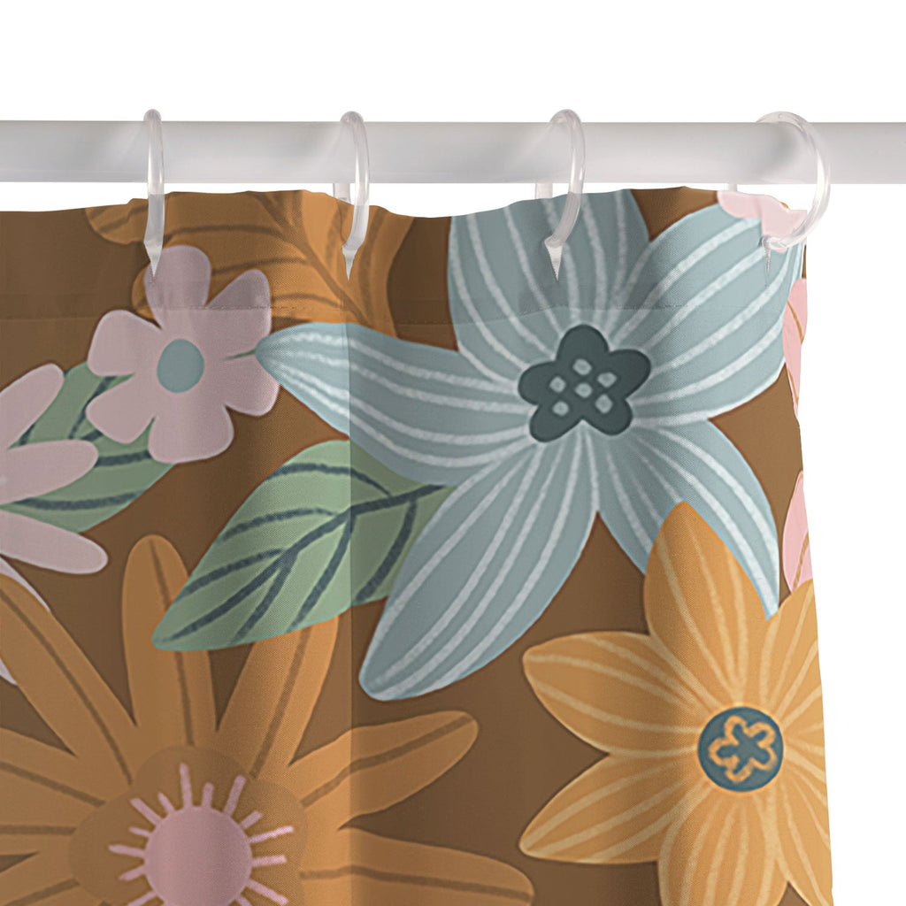 Design by Spark Blooming Harmony Shower Curtain