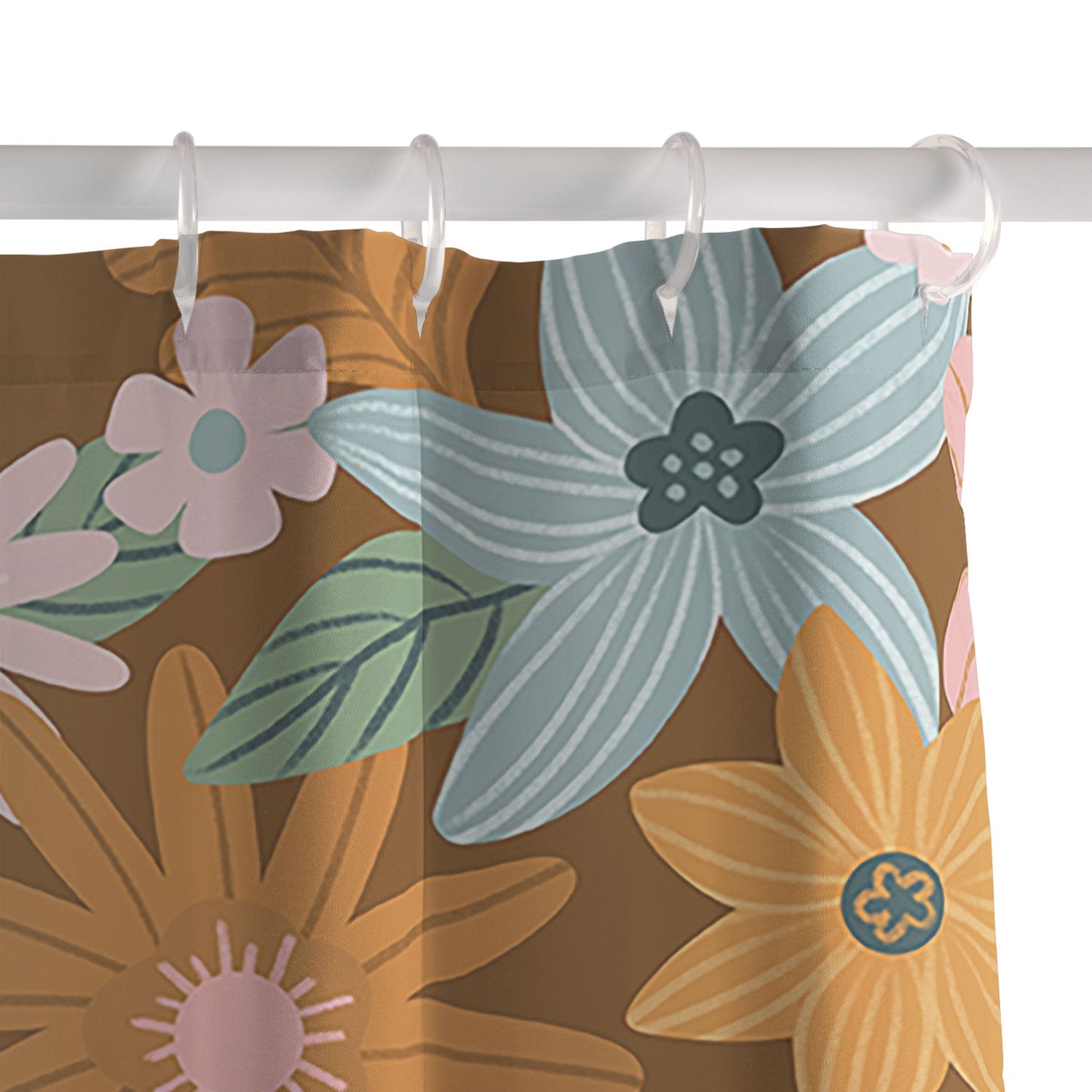Design by Spark Blooming Harmony Shower Curtain