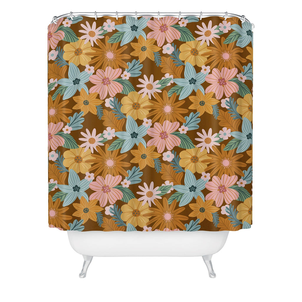 Design by Spark Blooming Harmony Shower Curtain
