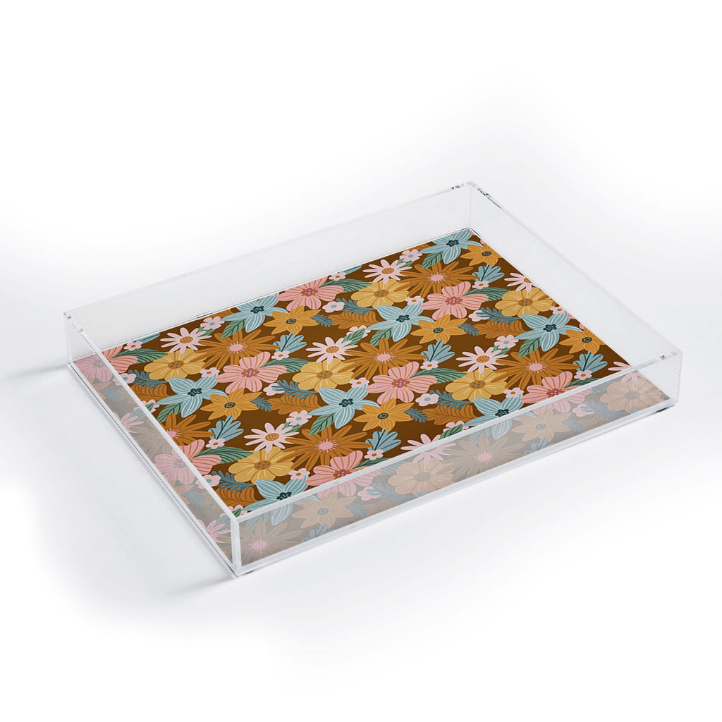 Design by Spark Blooming Harmony Acrylic Tray