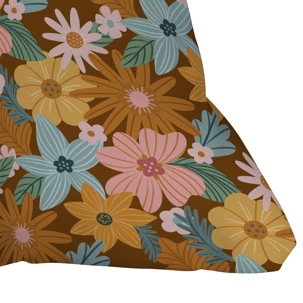 Design by Spark Blooming Harmony Outdoor Throw Pillow