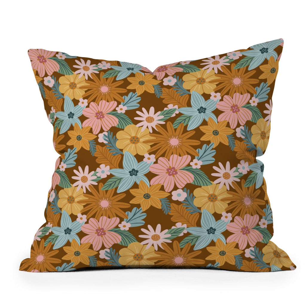 Design by Spark Blooming Harmony Throw Pillow