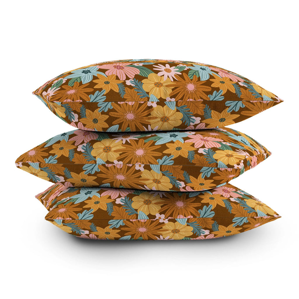Design by Spark Blooming Harmony Outdoor Throw Pillow