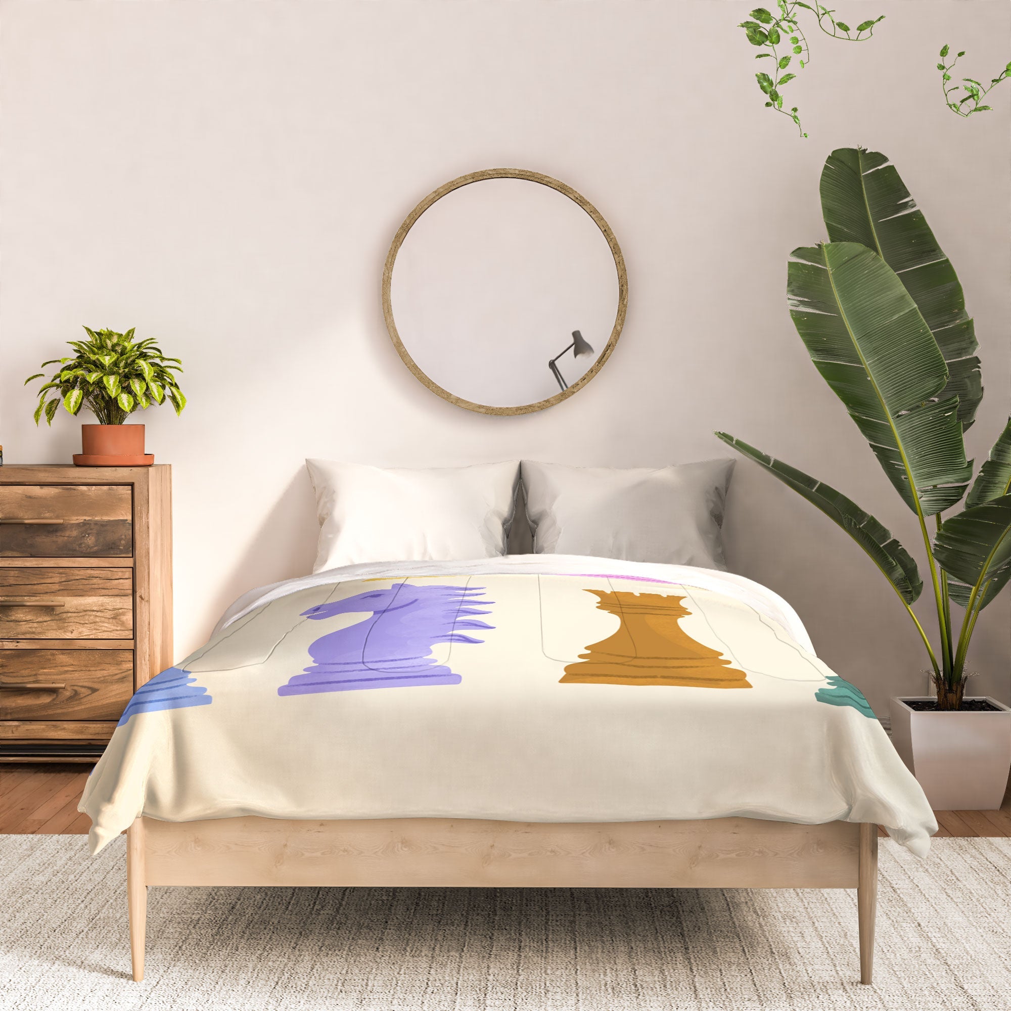 Design by Spark Chess Comforter