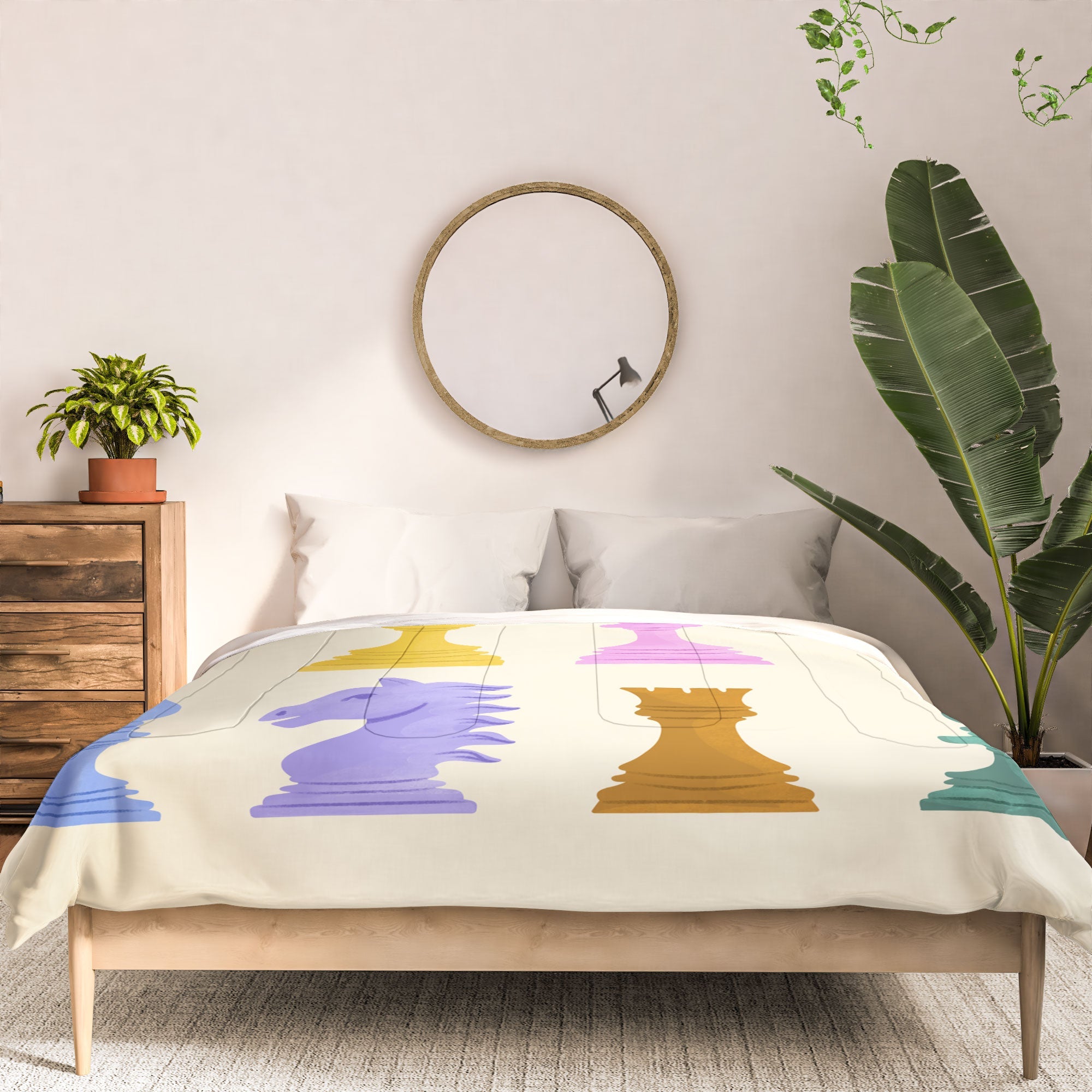 Design by Spark Chess Comforter