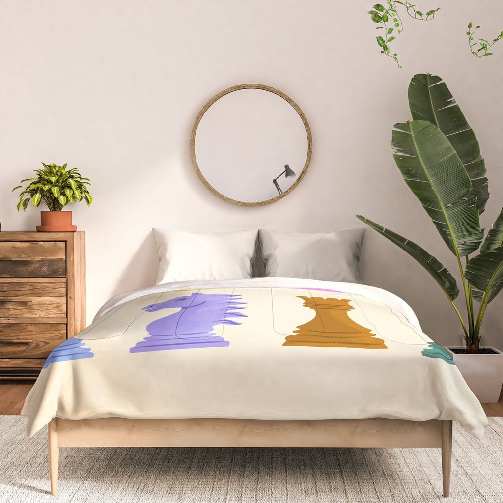 Design by Spark Chess Comforter
