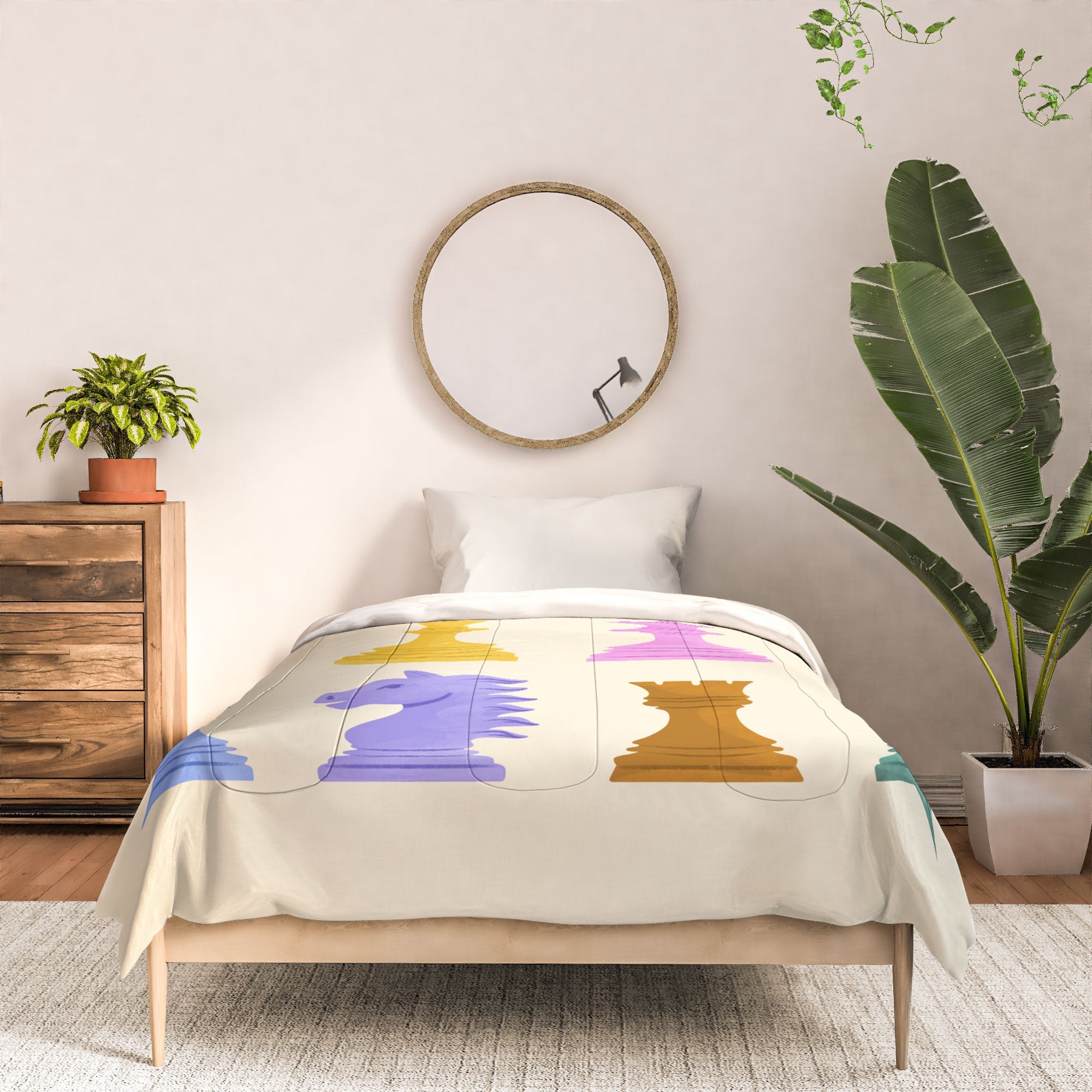 Design by Spark Chess Comforter