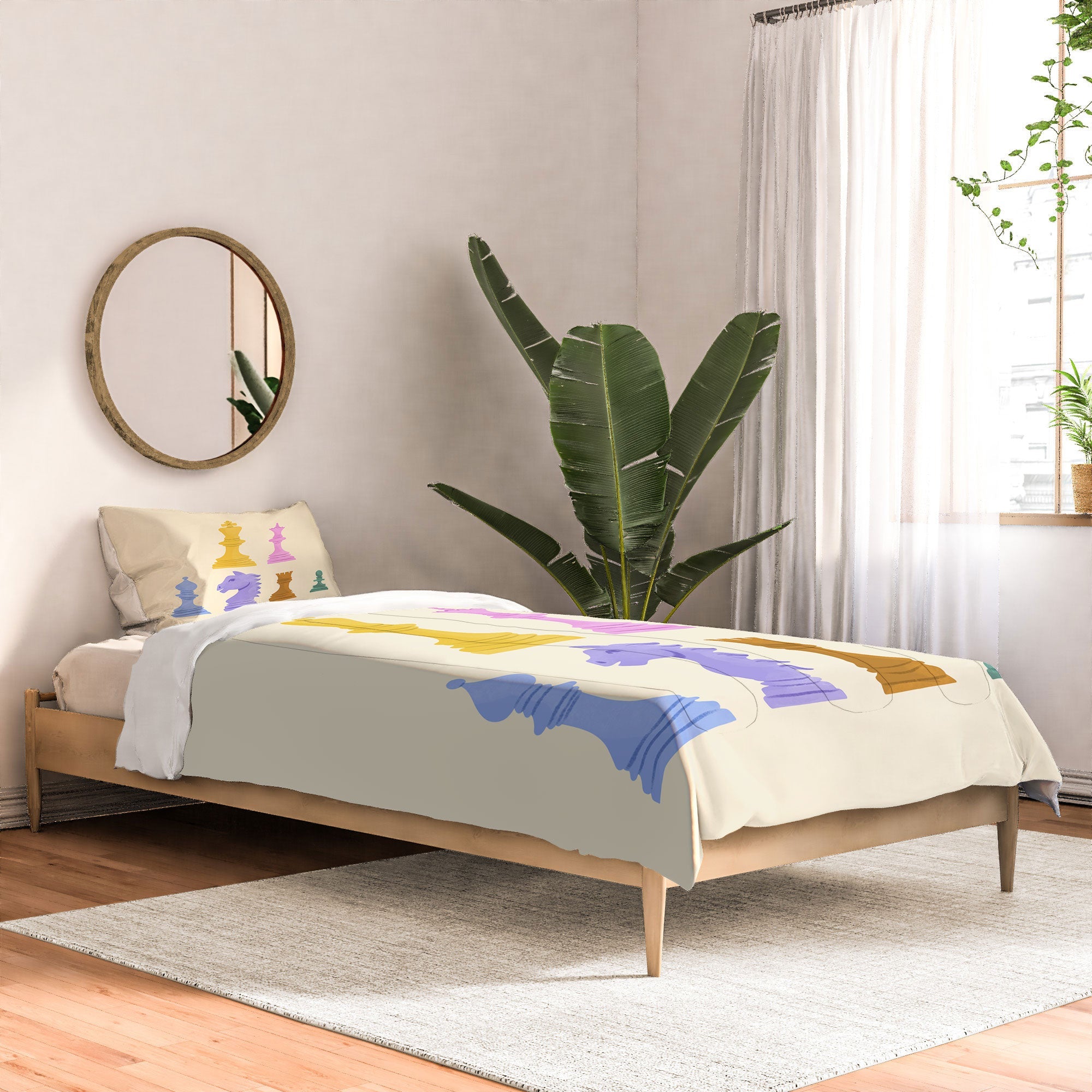 Design by Spark Chess Comforter