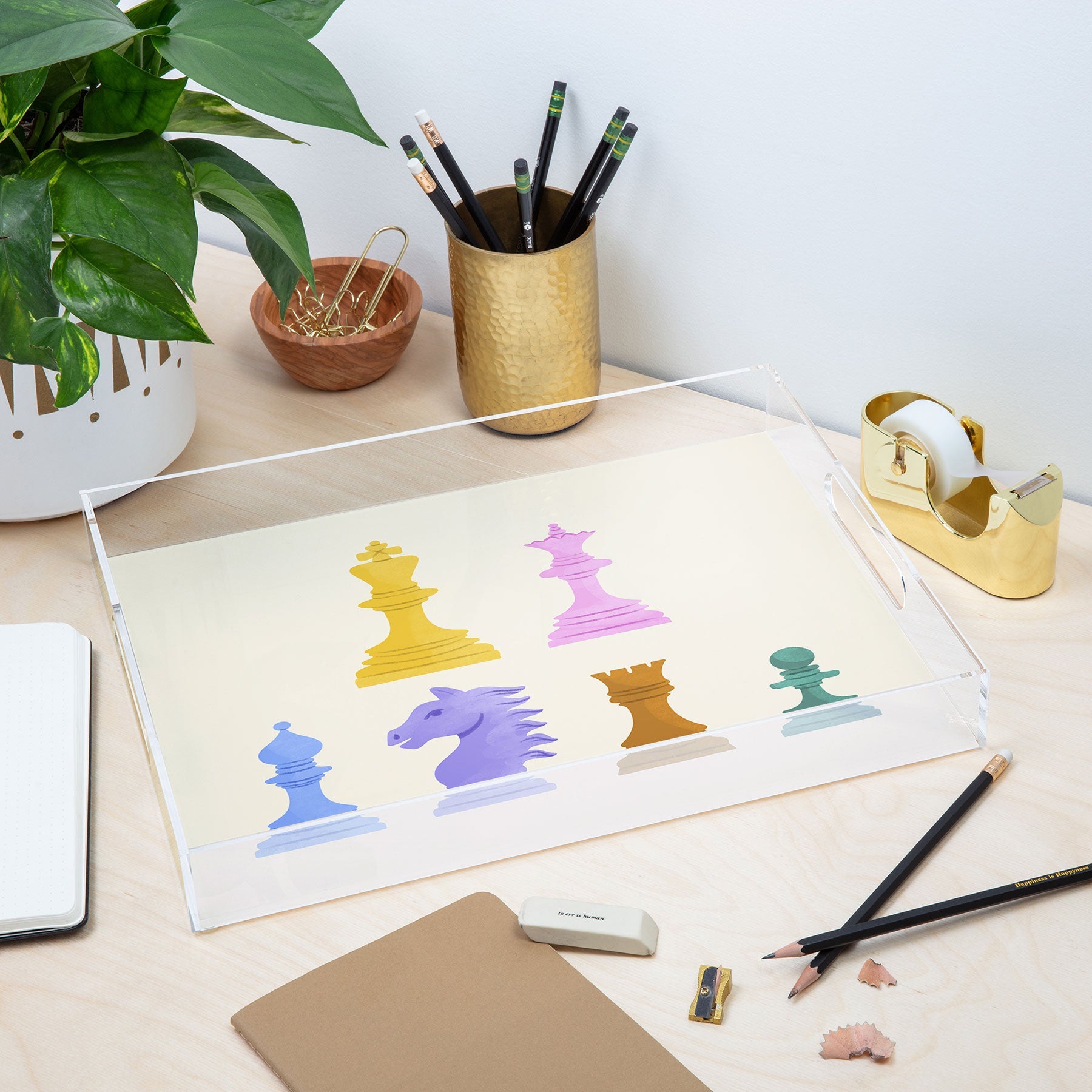 Design by Spark Chess Acrylic Tray