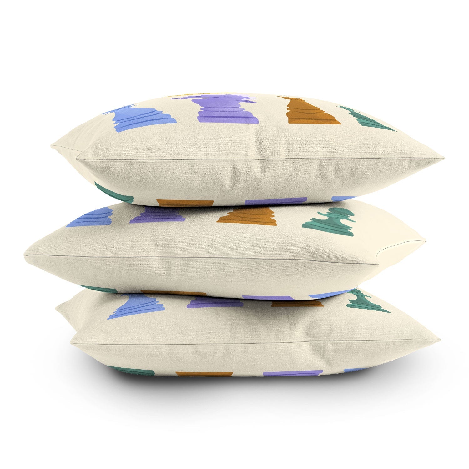 Design by Spark Chess Throw Pillow