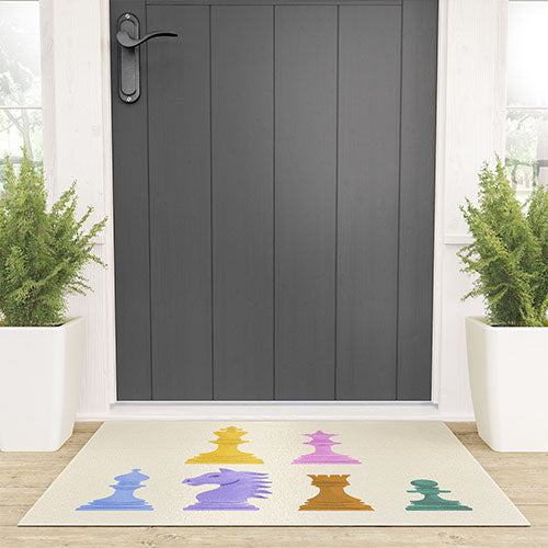 Design by Spark Chess Welcome Mat