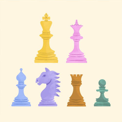 Design by Spark Chess Shower Curtain