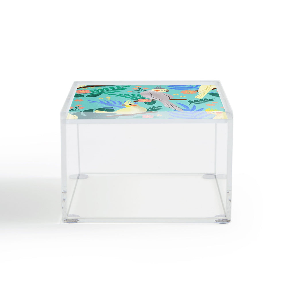 Design by Spark Cockatiel Beauty Acrylic Box
